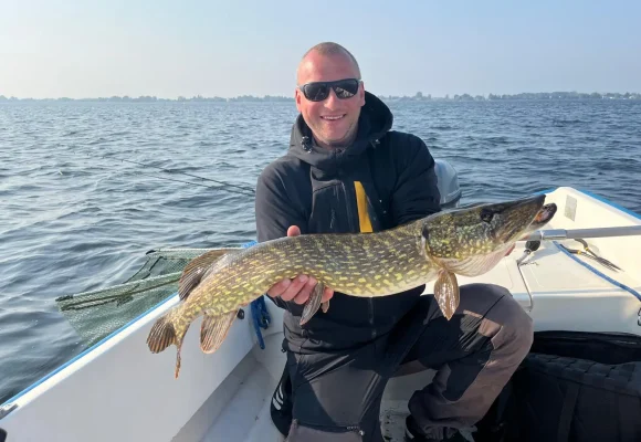 visvangst prachtige snoek